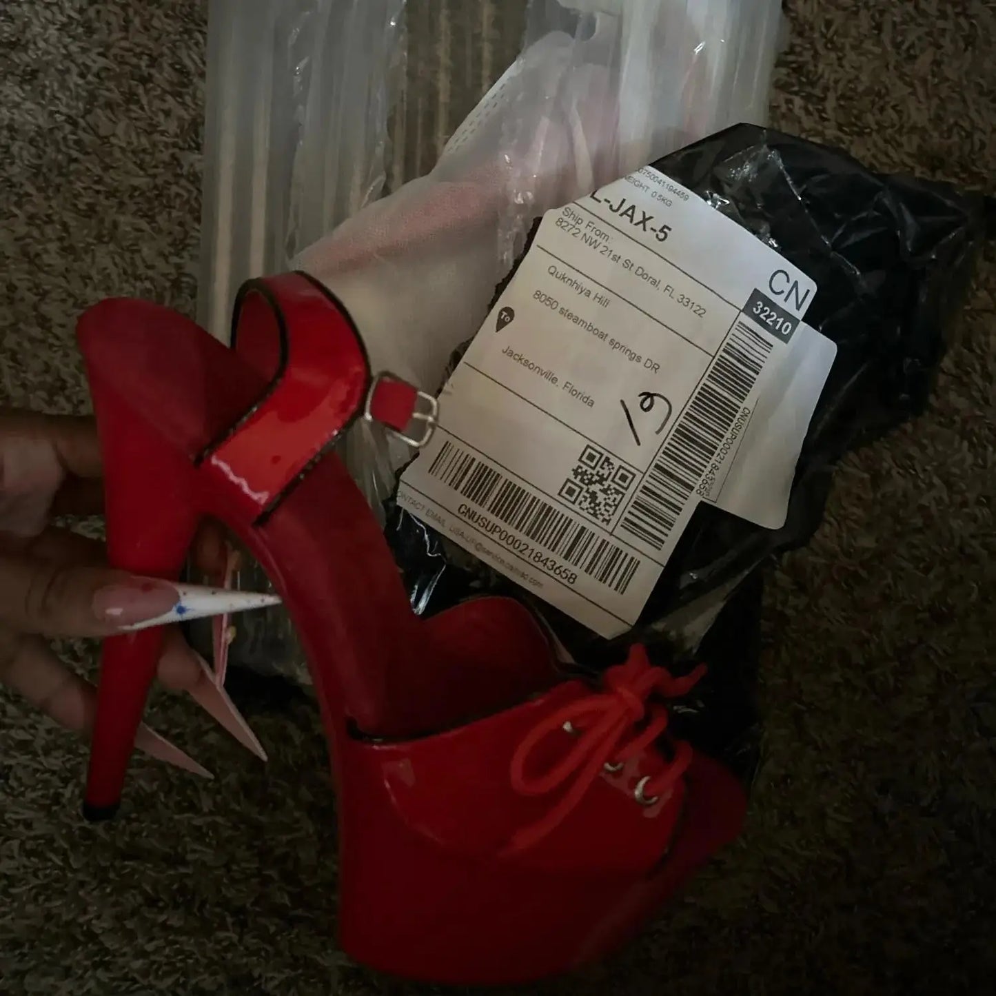 Sweet Princess Style 15cm Open Toe High Heel Platform Shoes, Sandals, Pole Dance / Model / Wedding Shoes