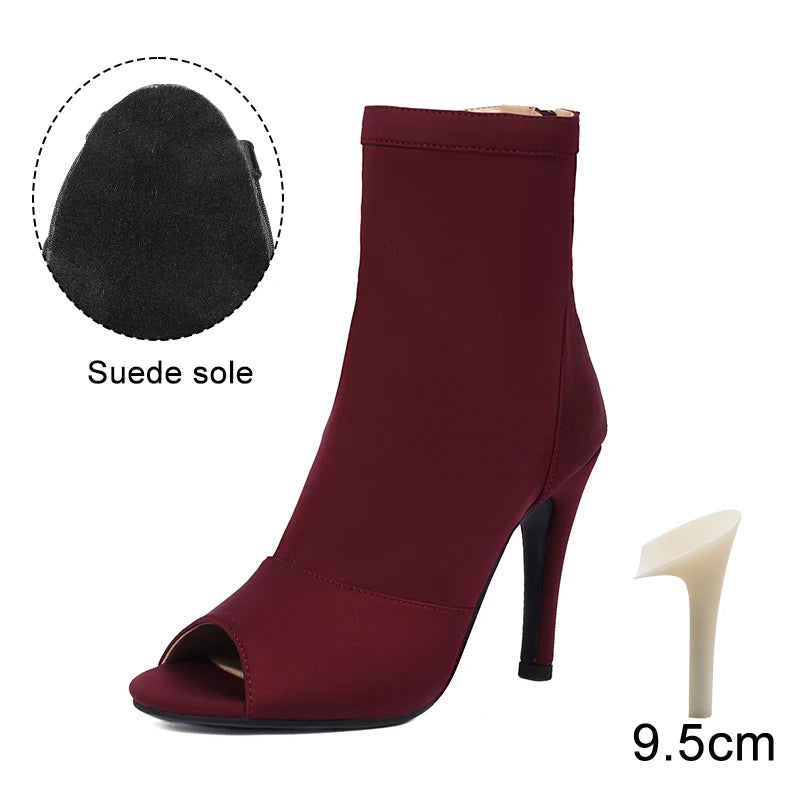 Woman Dance Shoes Pole Dance-Shoes For Women Ladies Girls Ballroom Latin Modern Tango Jazz Dancing Shoes Salsa Sandal Black Heel