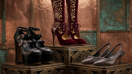 Luxury high heels and platform shoes for women