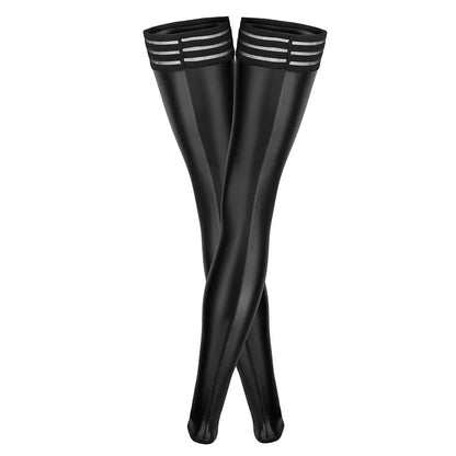 Pole Dance Sexy Latex Stockings Plus Size Erotic Lingerie For Women PU Leather Stockings Leg Warmers Night Club Female Stockings