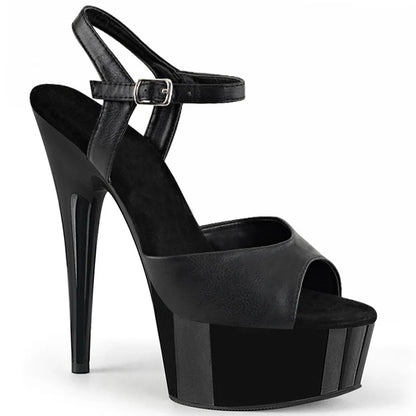 Summer Clear Crystal Nightclub Open Toe Women's Platform Sandals 15CM High Stripper Heeled Pole Dance Shoes Concise 6Inches Show