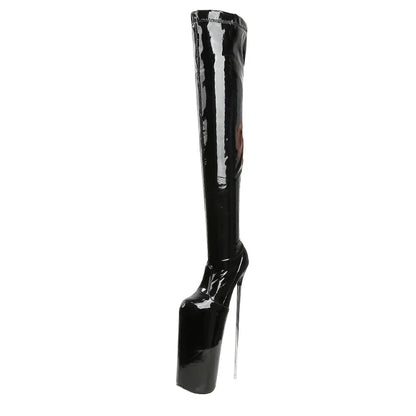 SDTRFT Girl's Shoes Pole Dancing 30cm Thin Heels Stiletto Over The Knee Long Boots Platform Women Pumps SM Cosplay  Botas Mujer