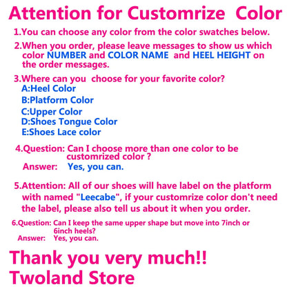 Leecabe Snake PU 20CM/8inches Pole dancing shoes High Heel platform Boots Closed toe Pole Dance boots