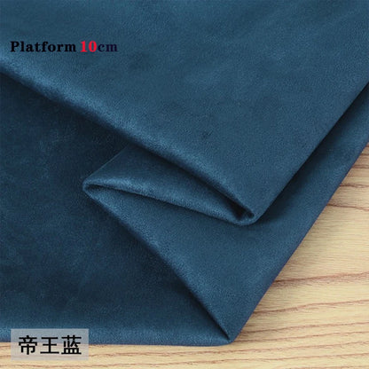 Suede Shoes Cover Steel Pole Dance Training Specific Protective Cover 10CM Platform Anti Slip Wear-resistant Boots Protective