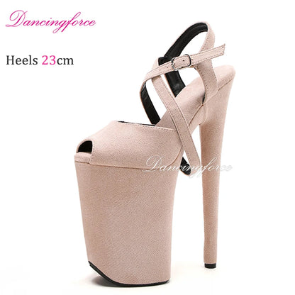Sexy Snake Exotic 23CM/9inches Pole Dance shoes Stripper Platform High Heels Shoes Sexy Pole Dance Sandals