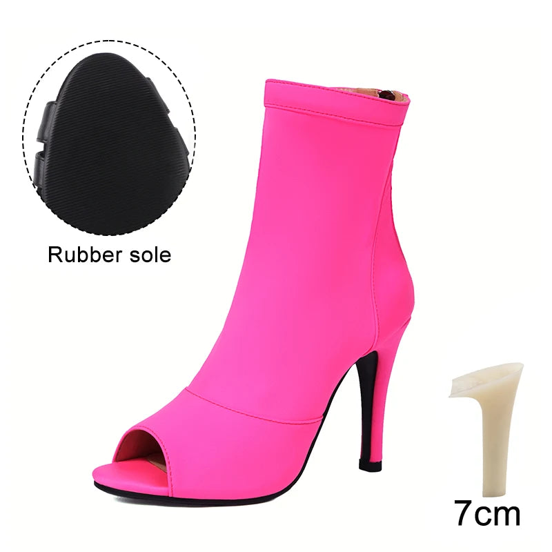 Woman Dance Shoes Pole Dance-Shoes For Women Ladies Girls Ballroom Latin Modern Tango Jazz Dancing Shoes Salsa Sandal Black Heel