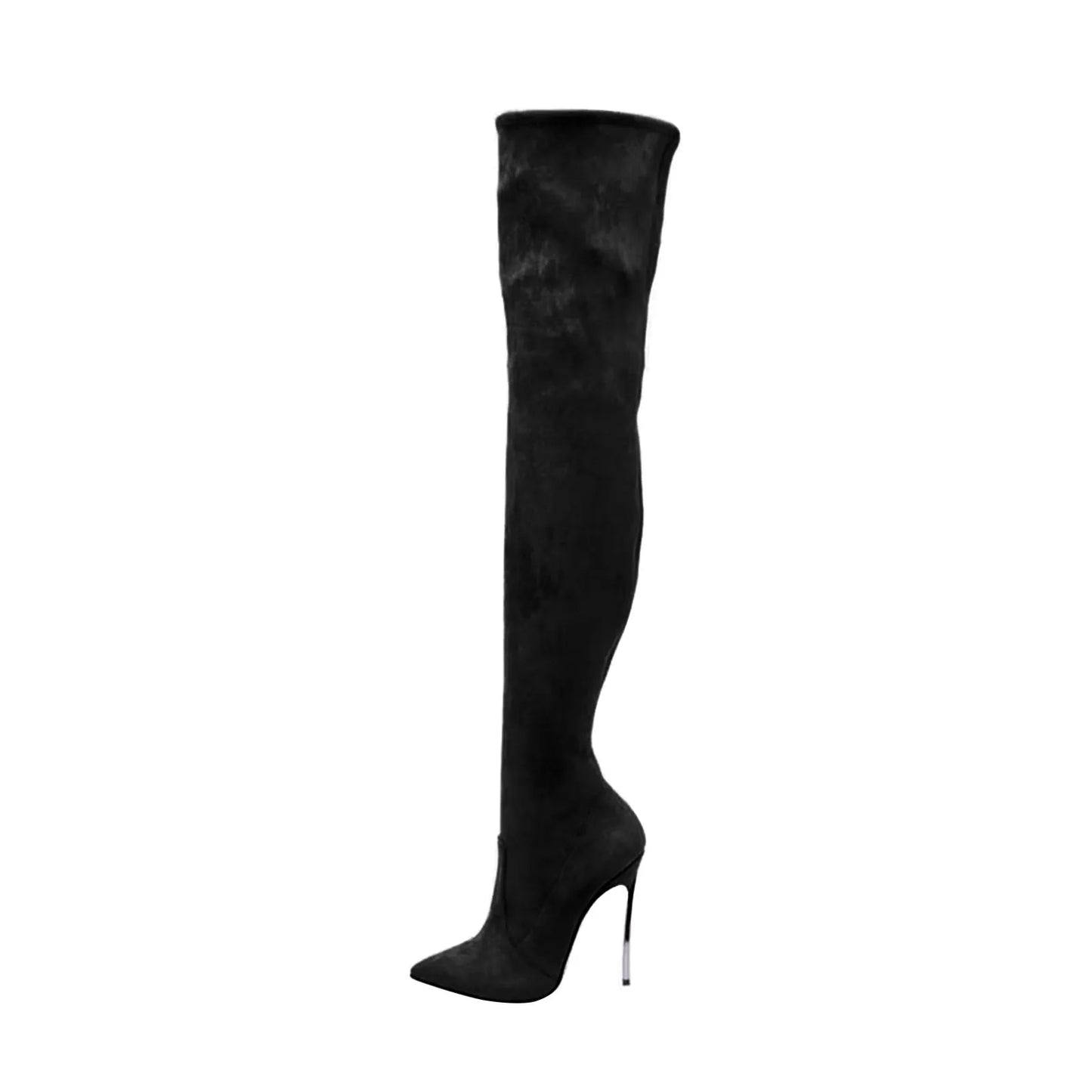 Arden Furtado brown over the knee boots for women stiletto heel fashion Pointed toe Super high boots for Sexy  skinny legs