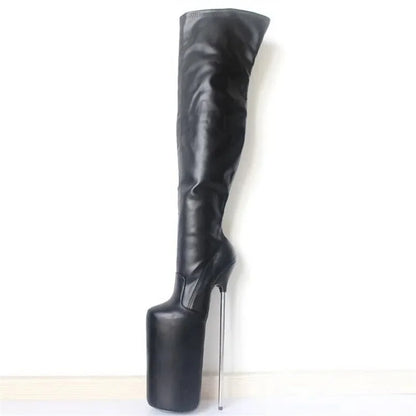 SDTRFT Girl's Shoes Pole Dancing 30cm Thin Heels Stiletto Over The Knee Long Boots Platform Women Pumps SM Cosplay  Botas Mujer