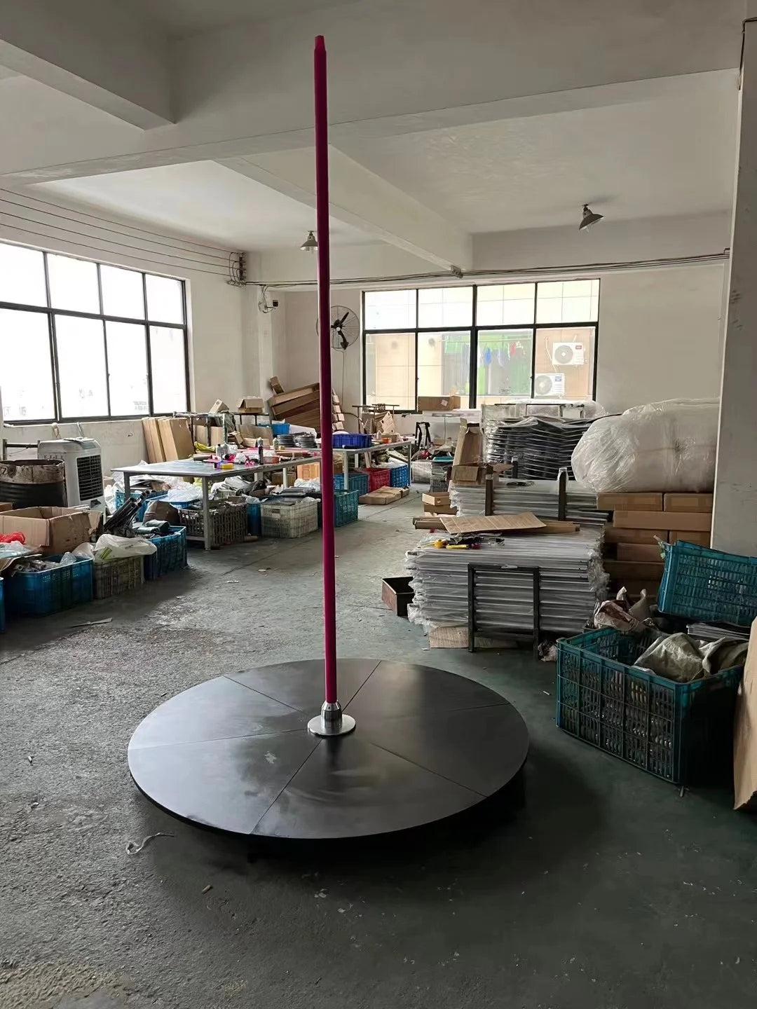 Freestanding Portable Dance Pole And Stage