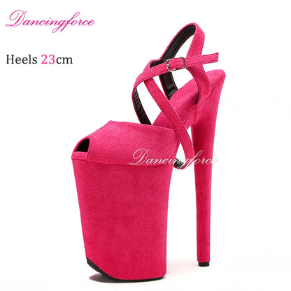 Sexy Snake Exotic 23CM/9inches Pole Dance shoes Stripper Platform High Heels Shoes Sexy Pole Dance Sandals