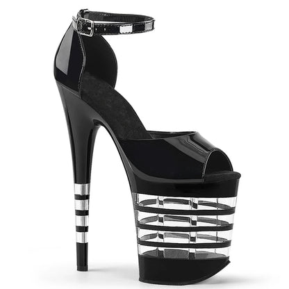 New Rivet Roman Stripping Shoes 8 Inch Heels 20CM Open Toe Platform Exotic Punk Pole Dance Shoes Women Sandals Nightclub banquet