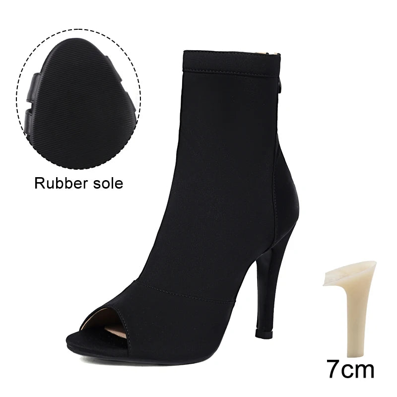 Woman Dance Shoes Pole Dance-Shoes For Women Ladies Girls Ballroom Latin Modern Tango Jazz Dancing Shoes Salsa Sandal Black Heel