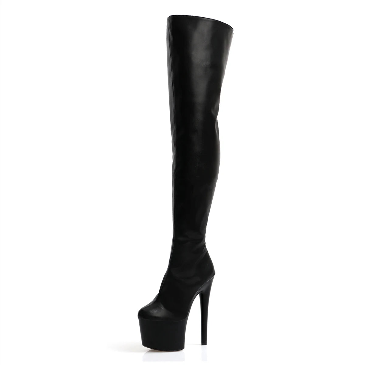 Gothic 20 cm heels Women Over The Knee Boots Sexy Fetish 8 Inch Strip Pole Dance Nightclub Platform Show Stripper Heels Exotic