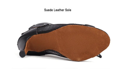 Heels For Dance Women Beige Leather Dance Booties Can make Rubber Sole Or Suede Sole Dance Shoes
