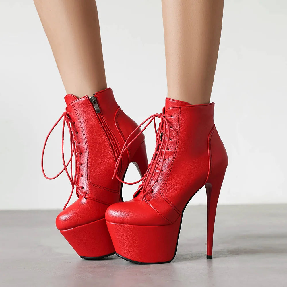 Plus Size 46 Sexy Over The Knee Boots Women Unisex Drag Queen Stiletto High Heels Platform Boots Party Dance Stripper Club Shoes