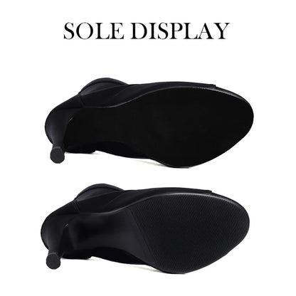 Woman Dance Shoes Pole Dance-Shoes For Women Ladies Girls Ballroom Latin Modern Tango Jazz Dancing Shoes Salsa Sandal Black Heel