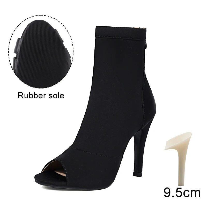 Woman Dance Shoes Pole Dance-Shoes For Women Ladies Girls Ballroom Latin Modern Tango Jazz Dancing Shoes Salsa Sandal Black Heel