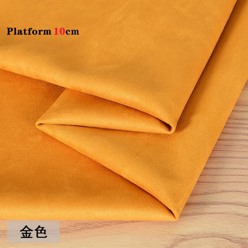 Suede Shoes Cover Steel Pole Dance Training Specific Protective Cover 10CM Platform Anti Slip Wear-resistant Boots Protective