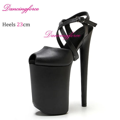 Sexy Snake Exotic 23CM/9inches Pole Dance shoes Stripper Platform High Heels Shoes Sexy Pole Dance Sandals